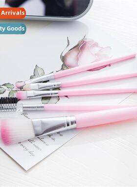 5pcs Makeup Brush Set Pink Beginner Eyeshadow Brush Eyebrow
