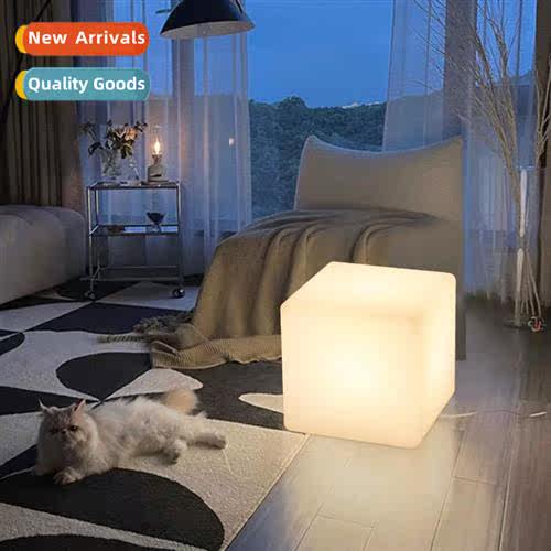 Cube floor lamp living room bedroom ins style decorative lam