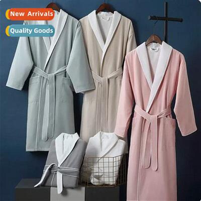Five-star hotel double bathrobe thickened absorbent sauna be