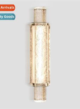 Light luxury crystal lamp background wall living room wall l