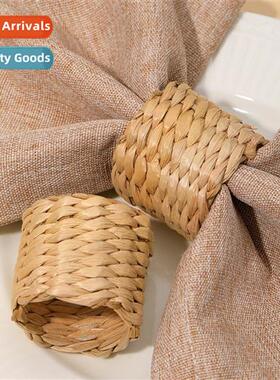 Corn husk water hyacinth grass napkin clasp grass napkin rin