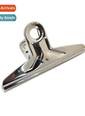 Ten stainless steel round head ticket clip receipt clip invo