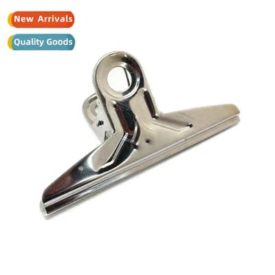 Ten stainless steel round head ticket clip receipt clip invo