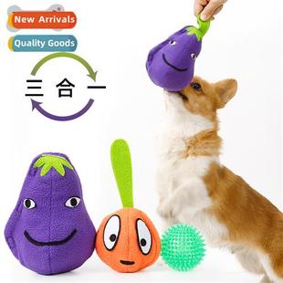 Toys Sting Food Set Sniffin Hide Pet Sounding Eggplant Balls