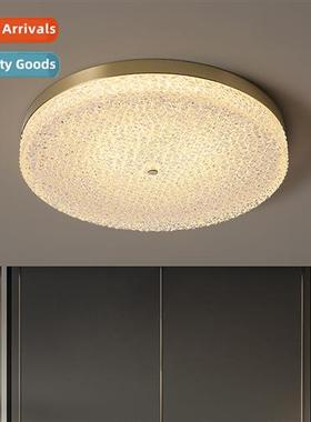 Full copper bedroom lamp ceiling light light luxury balcy co