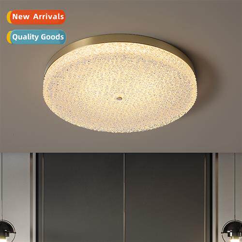 Full copper bedroom lamp ceiling light light luxury balcy co
