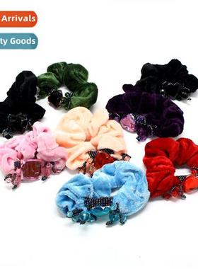 Floral Rhineste Lear Hair Bs Hair Bs High Stch Lear Bs Fabri