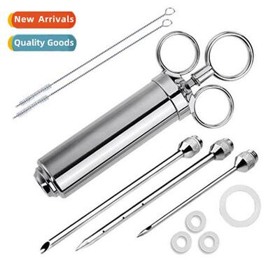 Triple Needle Stainless Steel Seasing Turkey Injector Turkey
