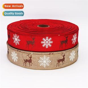 Decorati Whe Christmas Deer Bow Dust New Gold