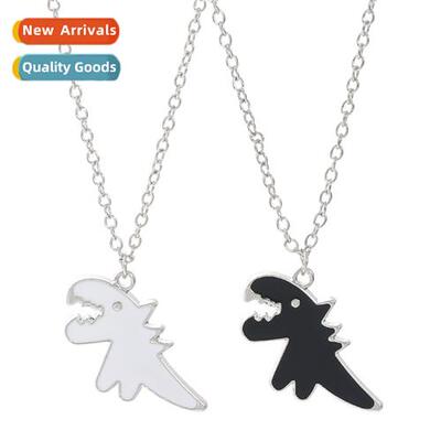 Necklace men and women cute carto animal dinosaur pendant au