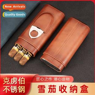 Case Portable Cedar New 3pcs Sleeve Humidor Ciga Cigar