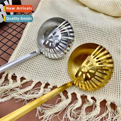 Soup ladle funnel 2 in 1 lg hle creative soup ladle golden s