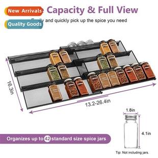 Basket Organizer Shelf out Cabinet Drawer Spice Pull Kchen