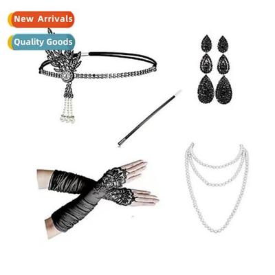 1920s Gatsby Bachelorette Party Set Decoratis wh Diamd Tiara