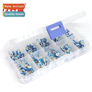 Whe sizes 6MM Resistors Adjustable Blue RM065 100pcs