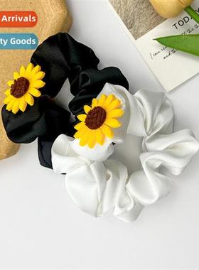 Sunflower large intestinal ring hair rope female Mori sweet