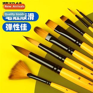 Mtmar Oil Brush Set Acrylic Pastel Brush Row Brush N-flakey