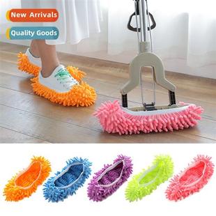 Floor Cleaning Removable Scrub Mop Shoes Chenille Lazy Mop S