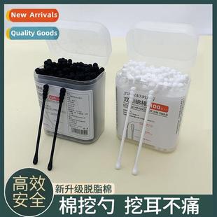 spo cott picker ended clea boxed ear 100pcs Double swabs