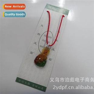 Rope Necklace Jade Pendant Necklace Fine Pendant Gifts