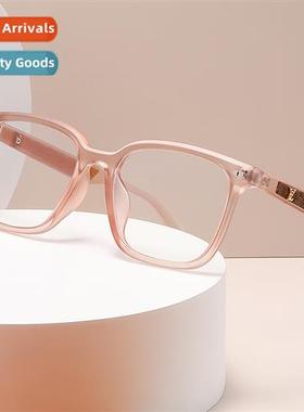 14521 fashi square round face TR90 plain eyeglasses frame ne