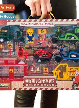 Childrens boomerang toy car Boys engineering milary takeout