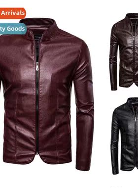 2021 Standing Collar Solid  Zipper N Hooded Fted Casual Spri