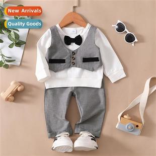 small autumn two fake gentleman new 2023 spring Boys
