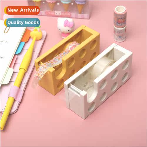 Tape cutter Korean ins cute statiery tape holder portable mi