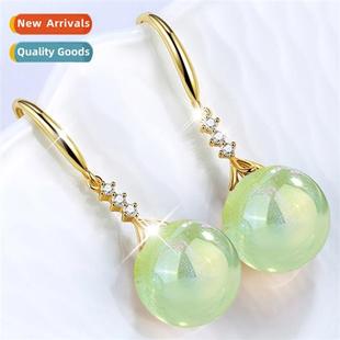 emerald green sterling mermaid silver color S925 dazzle