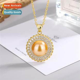 pearl necklace whe zircia 12mm yellow imati purple Set pink