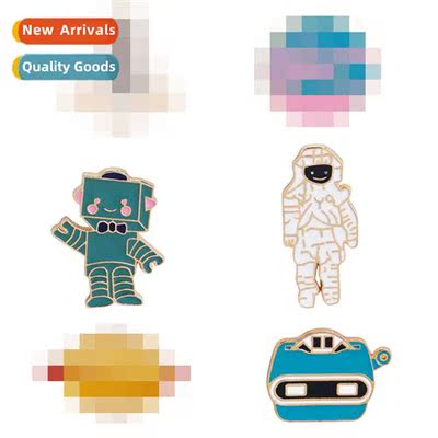 New creative airplane astraut robot planet oil drop carto pi