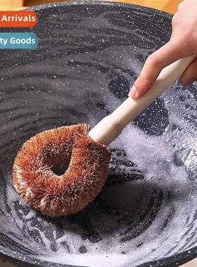 Cocut Palm Pot Brush Wooden Hle Kchen Wooden Brush Pot Washi