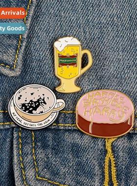 Butter Beer Enamel Pin Persalized Birthday Cake Pin Cfee Lap
