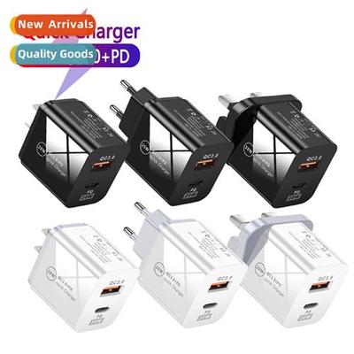 20W PD Fast Charger 4A Brish Stard Charging Head Type-c QC3.