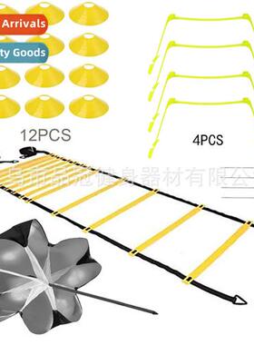 New Football Training Agily Ladder Set Rope Ladder Hurdle Lo