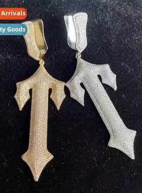 new hip-hop cross pendant set zircia popular rap style persa