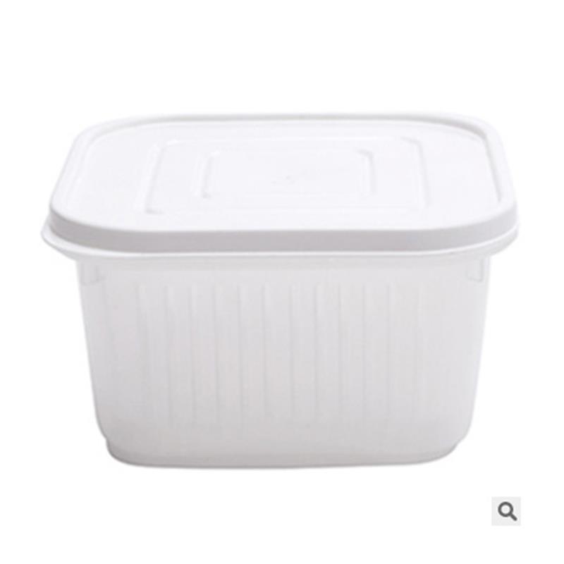 Square transparent double sealing i ginger garlic draining c