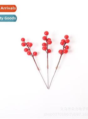 New Christmas holiday decoratis 7 head red berries accessori