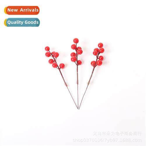 New Christmas holiday decoratis 7 head red berries accessori
