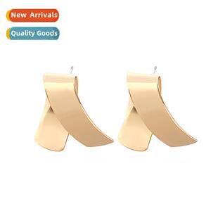 Hg Kg style geometric persaly simple earrings new temperamen