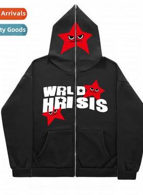 American nd vintage jacket angry stars set tide genderless p