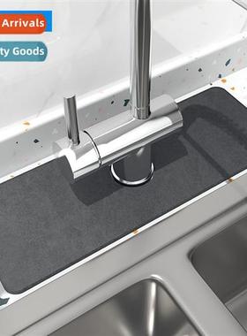 Faucet Absorbent Pad Hwashing Sink Quick Drying St Pad Washs