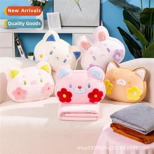 plus pillo cute nap fice blanket pillow plush rabb carto New