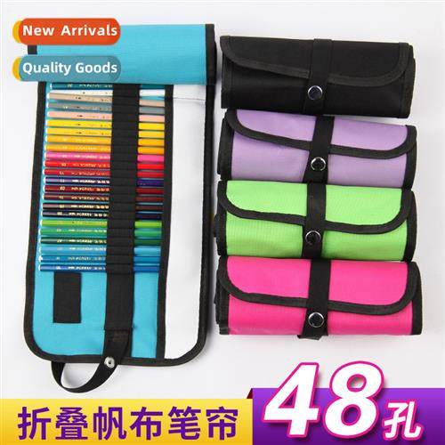 Art pencil curtain 36 holes painting sketching pencil bag 48