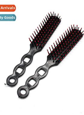 Curly Hair Styling Comb Hairdressing Ribbed Comb Heat Resist