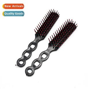 Comb Styling Hairdressing Ribbed Resist Curly Heat Hair
