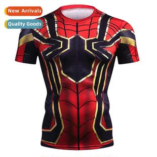 Man Prin shirt War Expedi Heroes Spider Infiny Avengers