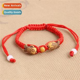 knot double for style guests gift flat bracelet ethnic fish