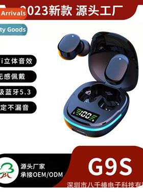 New Bluetooth headset G9S colorful breathing light digal dis
